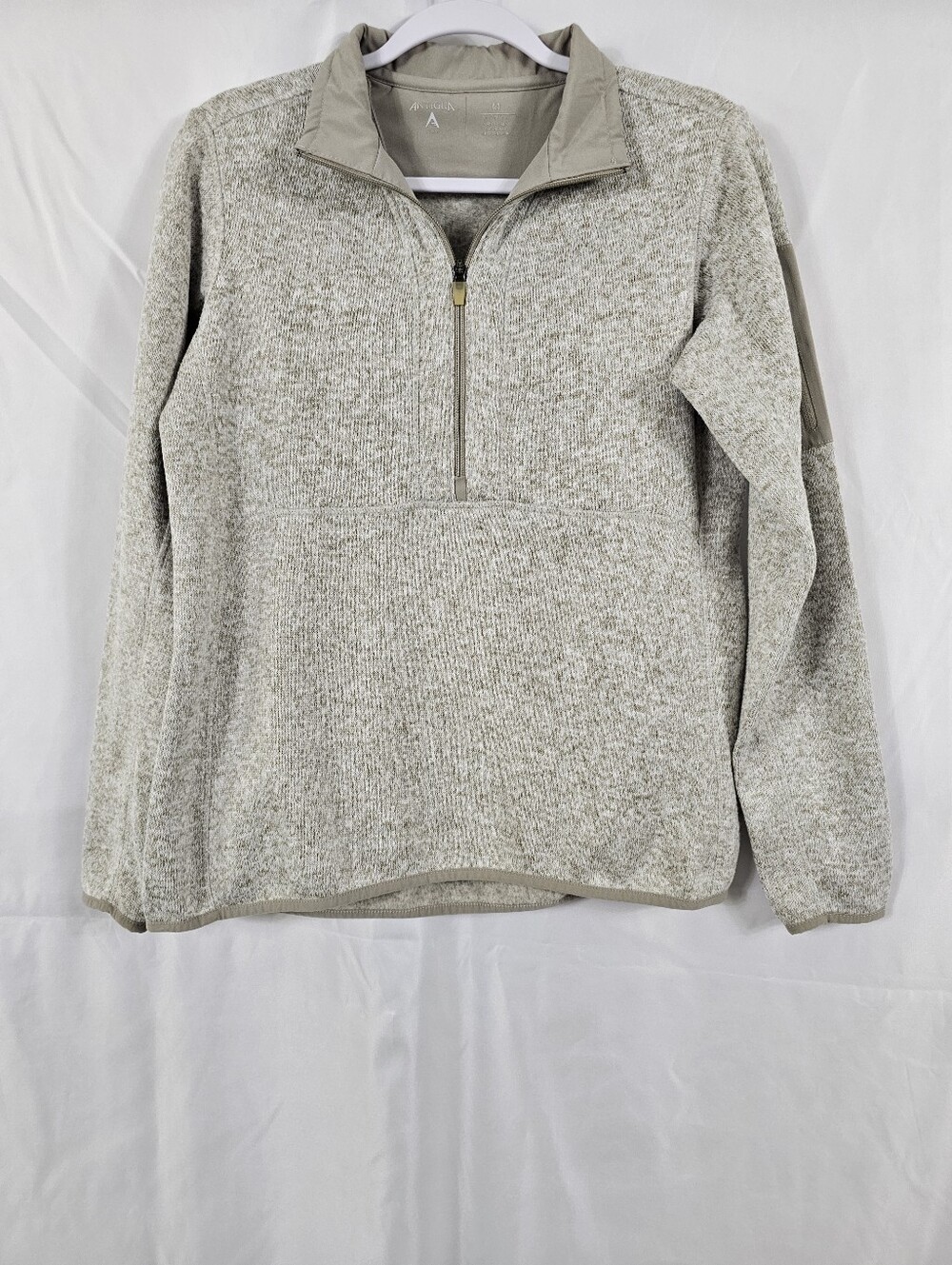 NWOT Antigua Fortune Pullover in Oatmeal Heather - Size M